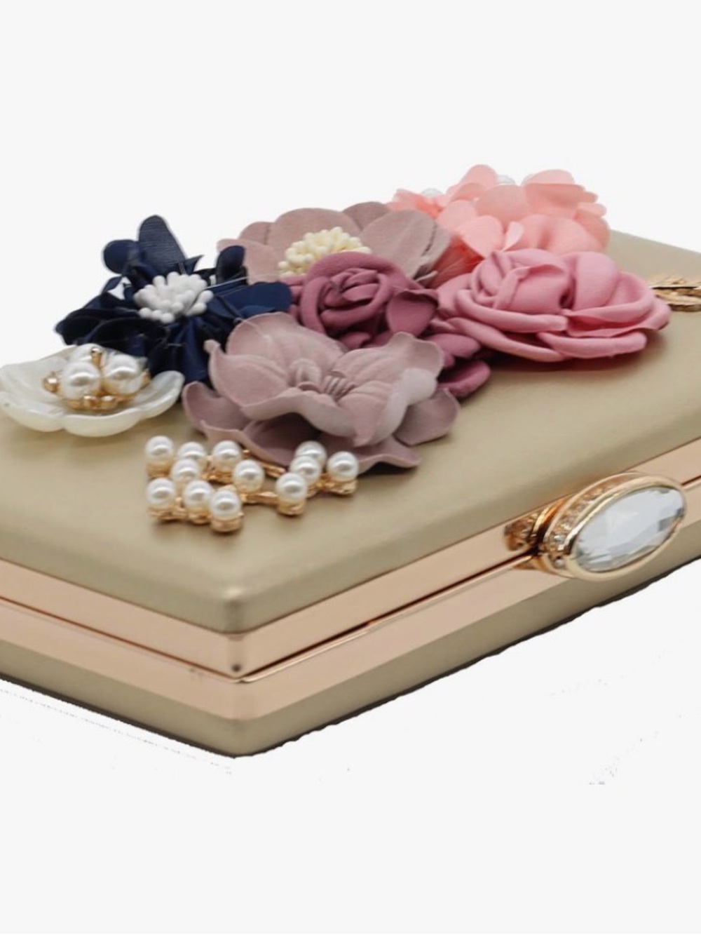 Floral clutch purse - Picture 2 of 12